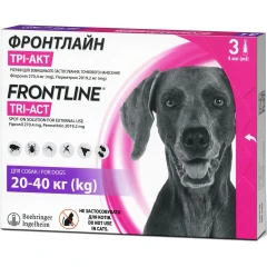 Frontline ТРІ-АКТ краплі для собак вагою від 20 до 40 кг