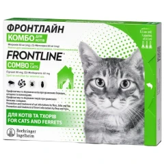 Frontline Комбо капли от блох и клещей для кошек