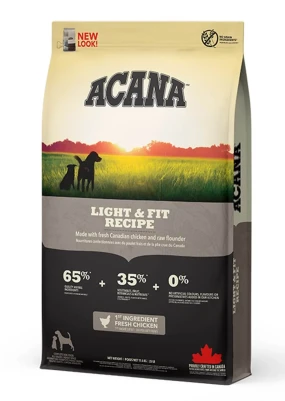 Acana Light & Fit Recipe 35/11 з птицею та рибою для собак з надмірною вагою