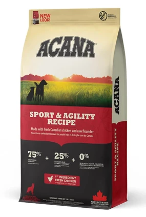 Acana Sport & Agility Recipe 33/24 з птицею та рибою для активних собак