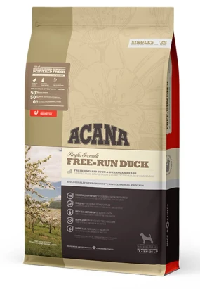 Acana Free-Run Duck 31/15 з качкою для собак з чутливим травленням