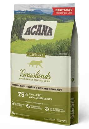 Acana Grasslands Cat 37/18 з птицею та рибою для котів