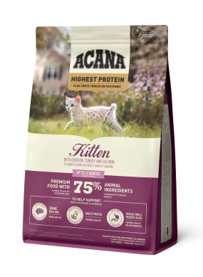 Acana Highest Protein Kitten Recipe 38/19 з птицею та рибою для кошенят