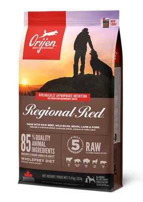 Orijen Regional Red Dog 38/18 з шістьма видами м'яса для собак усіх порід