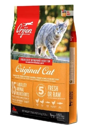 Orijen Original Cat 40/20 з птицею та рибою для котів