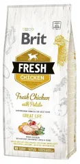 Brit Fresh Chicken with Potato Adult курица, картофель