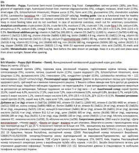 Brit Vitamins Puppy вітаміни для підтримки здорового росту й розвитку цуценят
