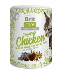 Brit Care Superfruits Chicken лакомства с курицей, облепихой и черникой для кошек