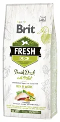 Brit Fresh Duck with Millet Active Run & Work утка, пшено