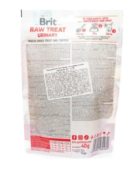 Brit Raw Treat Urinary Freeze-dried ласощі з індичкою для здоров'я сечової системи собак