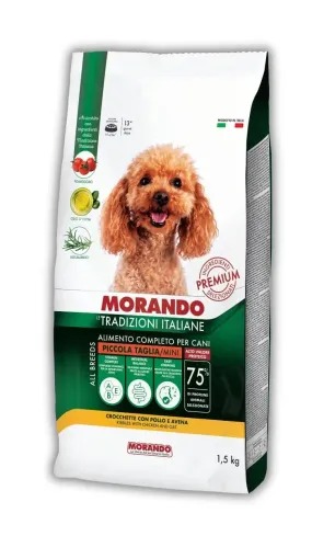 Morando Tradizioni Mini с курицей и овсом для собак малых пород