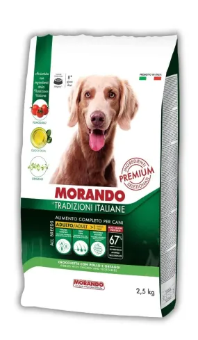 Morando Tradizioni с курицей и овощами для собак средних и крупных пород