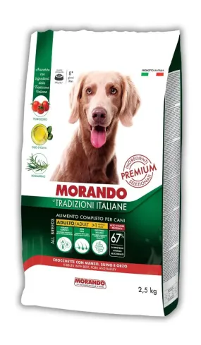 Morando Tradizioni с говядиной, свининой и ячменем для собак средних и крупных пород