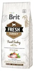 Brit Fresh Turkey with Pea Light Fit & Slim Adult индейка,горошек