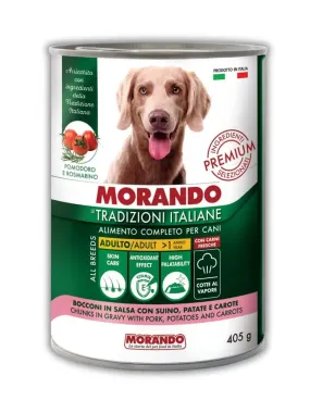 Morando Tradizioni шматочки в соусі із свининою, морквою та картоплею для собак