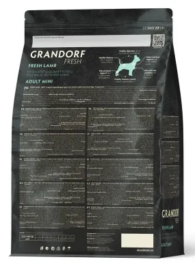 Grandorf Fresh Adult Mini Lamb & Sweet Potato беззерновий з ягням та бататом для собак малих порід