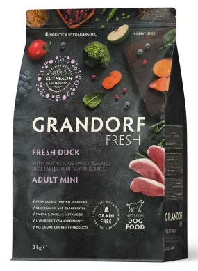 Grandorf Fresh Adult Mini Duck & Sweet Potato беззерновий з качкою та бататом для собак малих порід