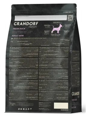Grandorf Fresh Adult Mini Duck & Sweet Potato беззерновий з качкою та бататом для собак малих порід
