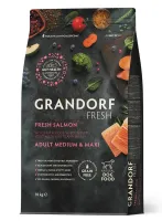 Grandorf Fresh Adult Medium & Maxi Salmon & Sweet Potato беззерновий з лососем та бататом для собак середніх та великих порід