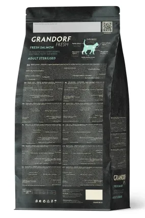 Grandorf Fresh Adult Sterilised Salmon & Sweet Potato беззерновой с лососем и бататом для стерилизованных кошек