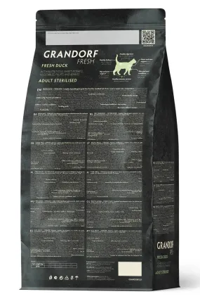 Grandorf Fresh Adult Sterilised Duck & Sweet Potato беззерновой с уткой и бататом для стерилизованных кошек