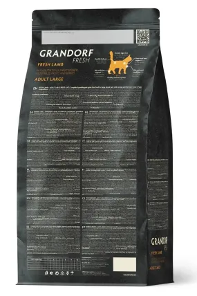 Grandorf Fresh Adult Large Lamb & Sweet Potato беззерновой с ягненком и бататом для кошек крупных пород