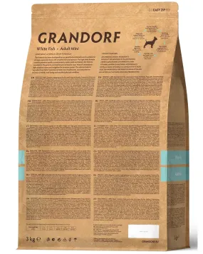 Grandorf Adult Mini White Fish низькозерновий з білою рибою для собак малих порід