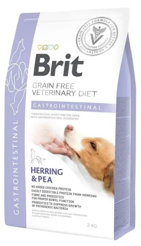 Brit GF VetDiets Dog Gastrointestinal з оселедцем, лососем, горохом