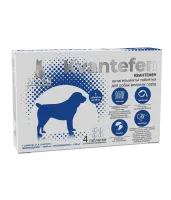 ModeS Квантефен антигельминтные таблетки для собак крупных пород, 1 таб на 20 кг (4 таблетки)