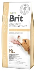 Brit GF VetDiets Dog Hepatic с яйцом, горохом, бататом и гречкой