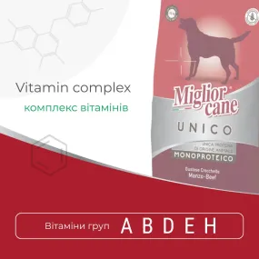 Morando Migliorcane UNICO з яловичиною для собак середніх та великих порід