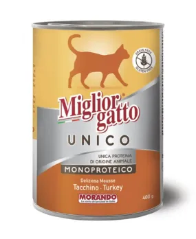Morando Migliorgatto UNICO Rustic консерва з індичкою для котів