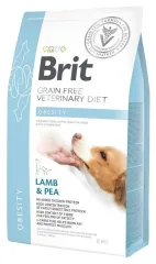 Brit GF VetDiets Dog Obesity при избыточном весе с ягнятиной, индейкой и горохом