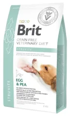 Brit GF VetDiets Dog Struvite с яйцом, индейкой, горохом и гречкой