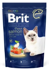 Brit Premium by Nature Cat Adult Salmon с лососем