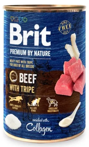 Brit Premium by Nature говядина с требухой