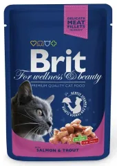 Brit Premium Cat лосось и форель