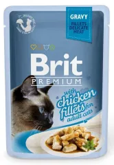 Brit Premium Cat филе курицы в соусе