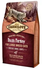 Carnilove Duck & Turkey с уткой и индейкой для кошек больших пород