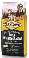 Carnilove Fresh Chicken & Rabbit с курицей и кроликом для собак