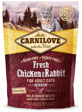 Carnilove Fresh Chicken & Rabbit Gourmand курка, кролик