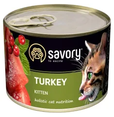Savory консерва з індичкою для кошенят