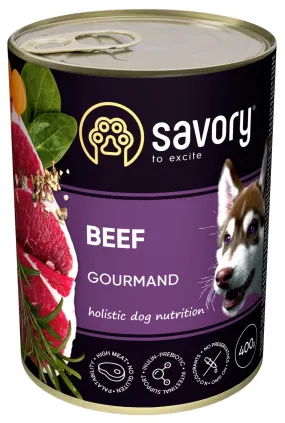 Savory Dog Gourmand яловичина