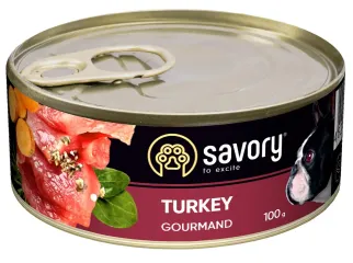 Savory Dog Gourmand индейка