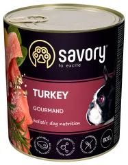 Savory консерва с индейкой для собак