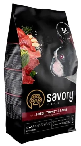 Savory Small Breed rich in Fresh Turkey & Lamb