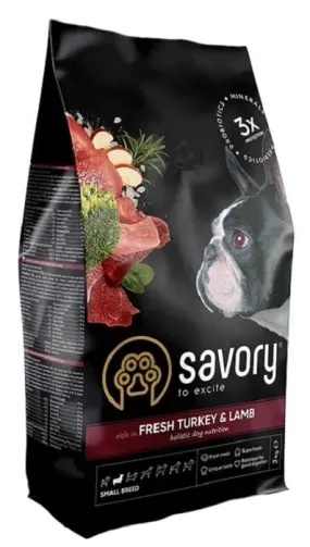 Savory Small Breed rich in Fresh Turkey & Lamb