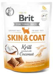 Лакомства Brit Care Skin & Coat криль с кокосом