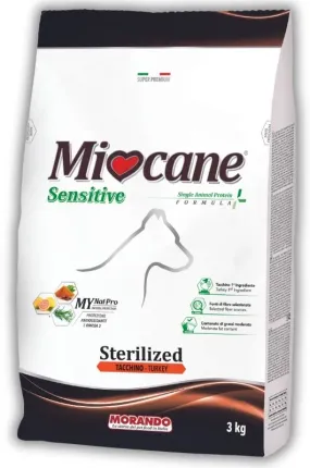 MioCane Sensitive Monoprotein Sterilised с индейкой для стерилизованных собак