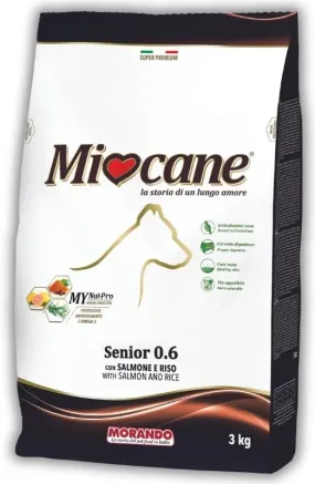 MioCane Senior с лососем и рисом для пожилых собак всех пород
